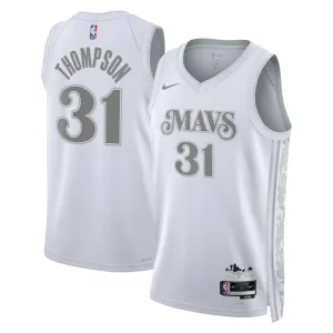 Nike Dallas Mavericks Klay Thompson Trikot City Edition 24/25 Swingman Weiß Für Herren