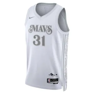 Nike Dallas Mavericks Klay Thompson Trikot City Edition 24/25 Swingman Weiß Für Herren