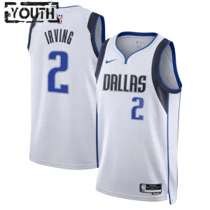 Nike Dallas Mavericks Kyrie Irving 2 Trikot Association Edition Swingman Weiß Für Kinder