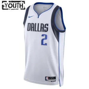 Nike Dallas Mavericks Kyrie Irving 2 Trikot Association Edition Swingman Weiß Für Kinder
