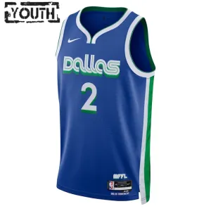 Nike Dallas Mavericks Kyrie Irving 2 Trikot City Edition 22/23 Swingman Blau Für Kinder