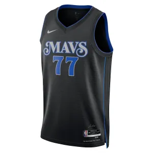 Nike Dallas Mavericks Luka Doncic Trikot City Edition 23/24 Swingman Schwarz Für Herren