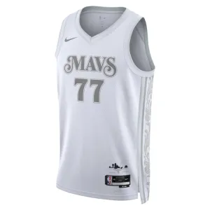 Nike Dallas Mavericks Luka Doncic Trikot City Edition 24/25 Swingman Weiß Für Herren