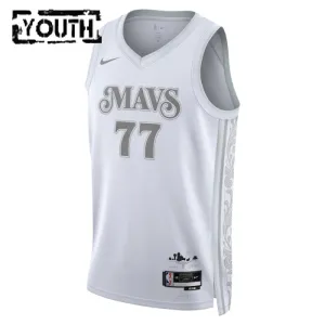 Nike Dallas Mavericks Luka Doncic Trikot City Edition 24/25 Swingman Weiß Für Kinder