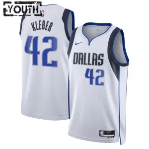 Nike Dallas Mavericks Maximilian Kleber 42 Trikot Association Edition Swingman Weiß Für Kinder