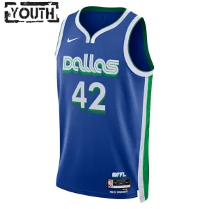 Nike Dallas Mavericks Maximilian Kleber 42 Trikot City Edition 22/23 Swingman Blau Für Kinder