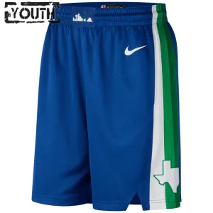 Nike Dallas Mavericks Shorts City Edition 22/23 Swingman Für Kinder