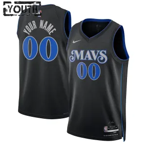 Nike Dallas Mavericks Trikot Personalisiert City Edition 23/24 Swingman Für Kinder
