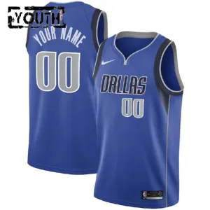 Nike Dallas Mavericks Trikot Personalisiert Icon Edition Swingman Blau Für Kinder