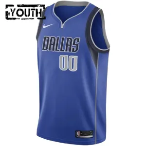 Nike Dallas Mavericks Trikot Personalisiert Icon Edition Swingman Blau Für Kinder