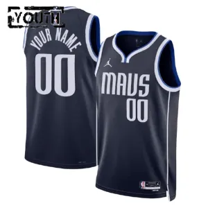 Nike Dallas Mavericks Trikot Personalisiert Statement Edition Swingman Schwarz Für Kinder
