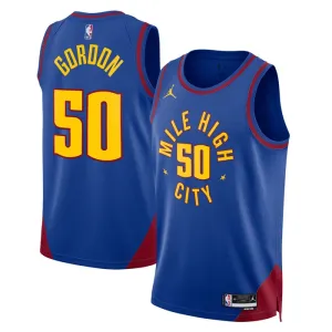 Jordan Denver Nuggets Aaron Gordon 50 Trikot Statement Edition Swingman Blau Für Herren