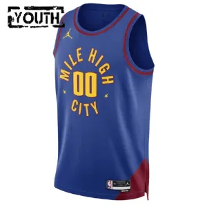 Jordan Denver Nuggets Trikot Personalisiert Statement Edition Swingman Blau Für Kinder