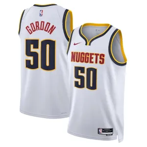 Nike Denver Nuggets Aaron Gordon 50 Trikot Association Edition Swingman Weiß Für Herren