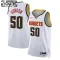 Nike Denver Nuggets Aaron Gordon 50 Trikot Association Edition Swingman Weiß Für Kinder