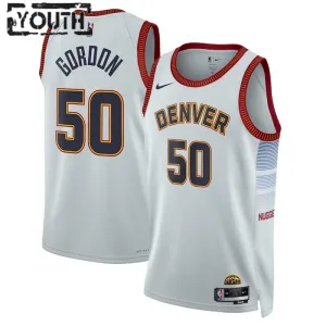 Nike Denver Nuggets Aaron Gordon 50 Trikot City Edition 22/23 Swingman Grau Für Kinder