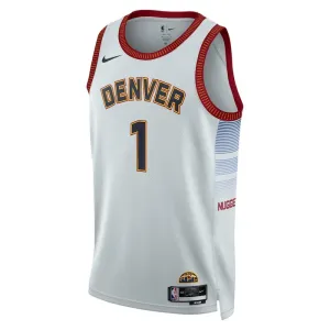 Nike Denver Nuggets Michael Porter JR 1 Trikot City Edition 22/23 Swingman Grau Für Herren