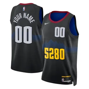 Nike Denver Nuggets Trikot Personalisiert City Edition 23/24 Swingman Für Herren