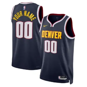 Nike Denver Nuggets Trikot Personalisiert Icon Edition Swingman Schwarz Für Herren