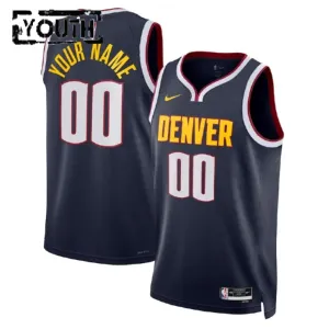 Nike Denver Nuggets Trikot Personalisiert Icon Edition Swingman Schwarz Für Kinder