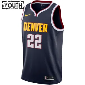 Nike Denver Nuggets Zeke Nnaji 22 Trikot Icon Edition Swingman Navy Für Kinder