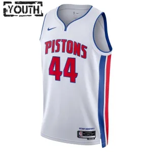 Nike Detroit Pistons Bojan Bogdanovic 44 Trikot Association Edition Swingman Weiß Für Kinder