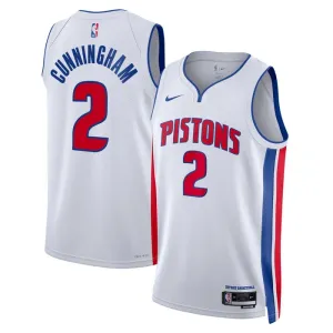 Nike Detroit Pistons Cade Cunningham 2 Trikot Association Edition Swingman Weiß Für Herren