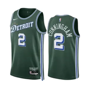 Nike Detroit Pistons Cade Cunningham 2 Trikot City Edition 22/23 Swingman Grün Für Herren Nike Detroit Pistons Cade Cunningham 2 Trikot City Edition 22/23 Swingman Grün Für Herren