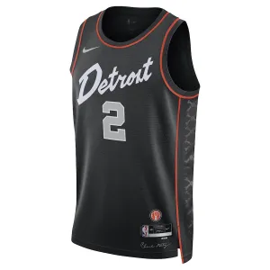 Nike Detroit Pistons Cade Cunningham Trikot City Edition 23/24 Swingman Schwarz Für Herren