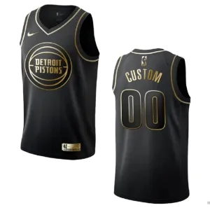 Nike Detroit Pistons Golden Edition Trikot Personalisiert Swingman Schwarz Für Herren Nike Detroit Pistons Golden Edition Trikot Personalisiert Swingman Schwarz Für Herren