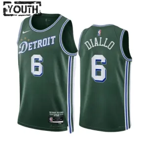 Nike Detroit Pistons Hamidou Diallo 6 Trikot City Edition 22/23 Swingman Grün Für Kinder Nike Detroit Pistons Hamidou Diallo 6 Trikot City Edition 22/23 Swingman Grün Für Kinder