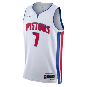 Nike Detroit Pistons Killian Hayes 7 Trikot Association Edition Swingman Weiß Für Herren