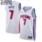 Nike Detroit Pistons Killian Hayes 7 Trikot Association Edition Swingman Weiß Für Kinder