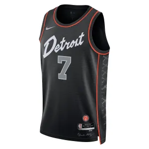 Nike Detroit Pistons Killian Hayes Trikot City Edition 23/24 Swingman Schwarz Für Herren