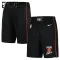 Nike Detroit Pistons Shorts City Edition 23/24 Swingman Schwarz Für Kinder