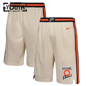 Nike Detroit Pistons Shorts City Edition 24/25 Swingman Für Kinder