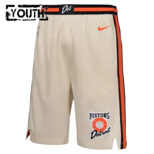 Nike Detroit Pistons Shorts City Edition 24/25 Swingman Für Kinder