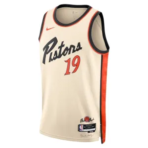 Nike Detroit Pistons Simone Fontecchio Trikot City Edition 24/25 Swingman Weiß Für Herren