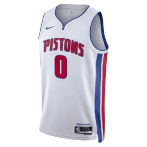 Nike Detroit Pistons Trikot Personalisiert Association Edition Swingman Weiß Für Herren