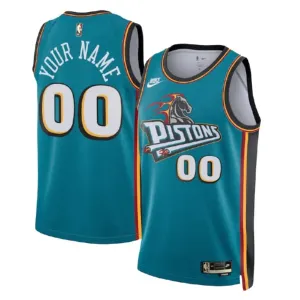 Nike Detroit Pistons Trikot Personalisiert Classic Edition 22/23 Swingman Teal Für Herren