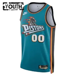 Nike Detroit Pistons Trikot Personalisiert Classic Edition 22/23 Swingman Teal Für Kinder