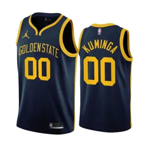Jordan Golden State Warriors Jonathan Kuminga 00 Trikot Statement Edition Swingman Navy Für Herren
