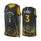 Jordan Golden State Warriors Poole 3 Trikot City Edition 22/23 Swingman Schwarz Für Herren