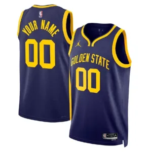 Jordan Golden State Warriors Trikot Personalisiert Statement Edition Swingman Navy Für Herren