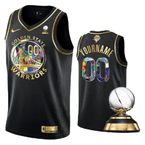 Nike Golden State Warriors Diamond Edition Trikot Personalisiert Swingman Schwarz Für Herren
