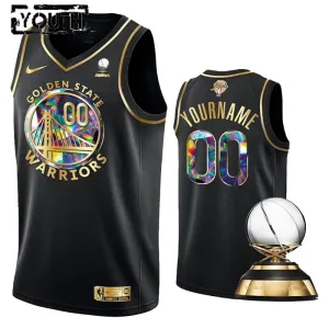 Nike Golden State Warriors Diamond Edition Trikot Personalisiert Swingman Schwarz Für Kinder
