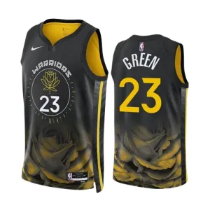 Nike Golden State Warriors Draymond Green 23 Trikot City Edition 22/23 Swingman Schwarz Für Herren