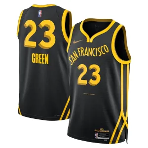Nike Golden State Warriors Draymond Green Trikot City Edition 23/24 Swingman Schwarz Für Herren