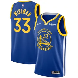 Nike Golden State Warriors James Wiseman 33 Trikot Icon Edition Swingman Royal Für Herren