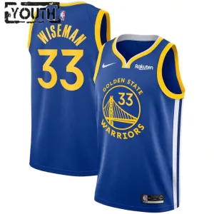 Nike Golden State Warriors James Wiseman 33 Trikot Icon Edition Swingman Royal Für Kinder